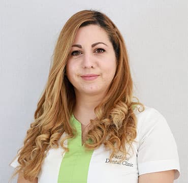 Christina Farfara, Office Manager at Farfaras Dental Clinic in Paphos, Cyprus